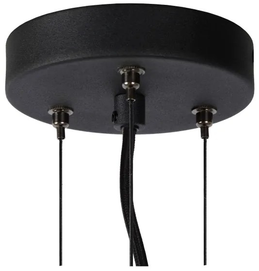 Lustră pe cablu Lucide 45401/40/65 OLIVIA 3xE27/40W/230V d. 40 cm negru