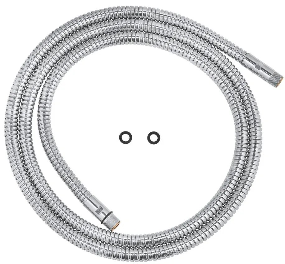 GROHE 28146000 - Furtun metalic pentru duș 2000 mm M15 × M15 crom lucios