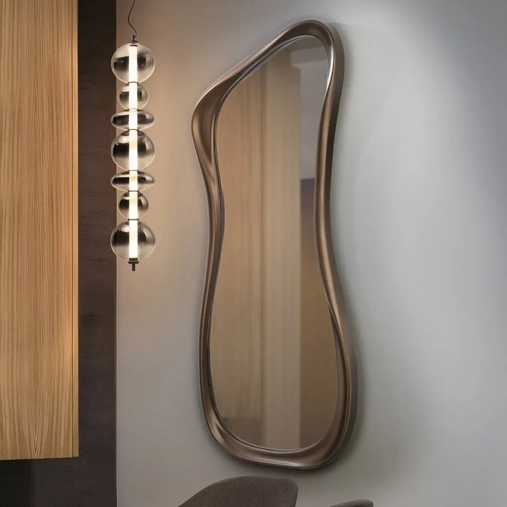 Oglinda decorativa moderna Gina bronz