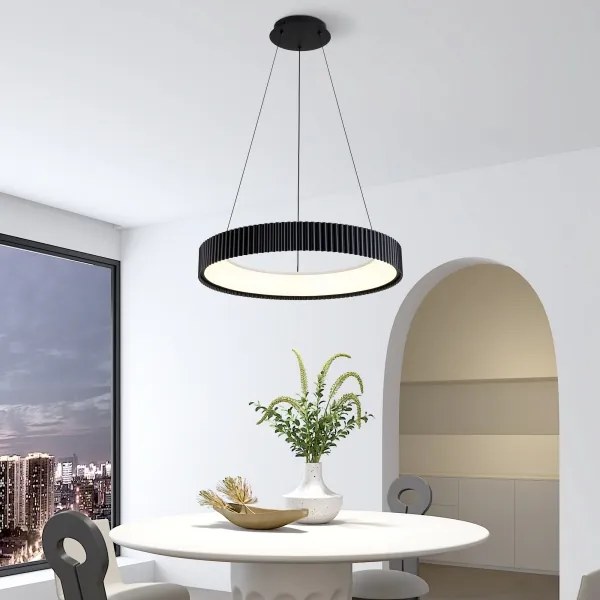 Brilagi FALCON MODERN - lustră LED reglabilă suspendată pe cablu, 54W, 230V, 60 cm, negru, telecomandă inclusă