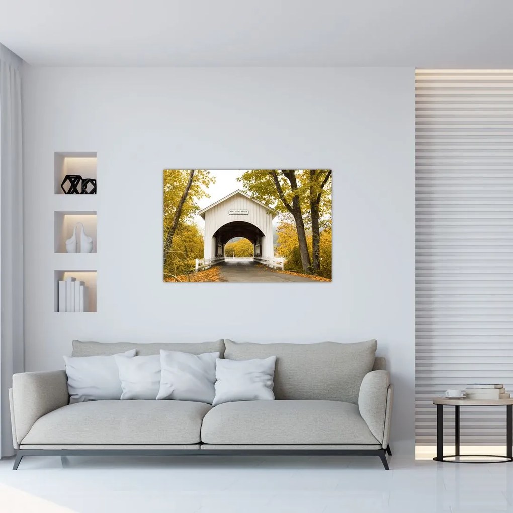 Tablou cu podul în Oregon (90x60 cm)