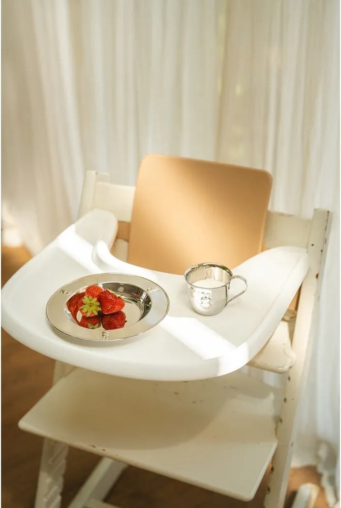 Set de veselă pentru copii 2 buc. din oțel inoxidabil Miffy – Zilverstad