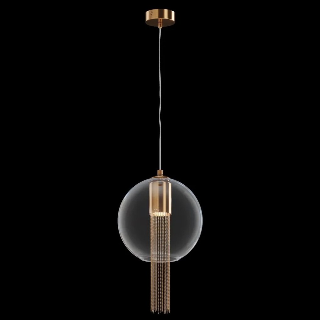 Pendul design modern Flusso bronz 23cm