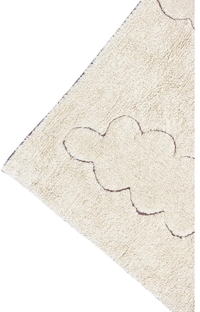 Covor pentru copii crem lavabil/țesut manual din bumbac 120x160 cm Clouds – Lorena Canals