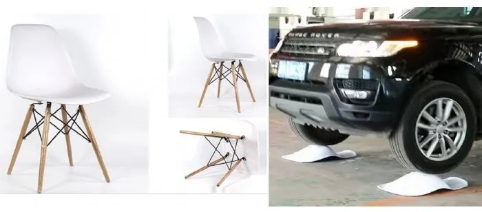 ShopJK SCAUN CLASSIC ALB, STILUL SCANDINAV
