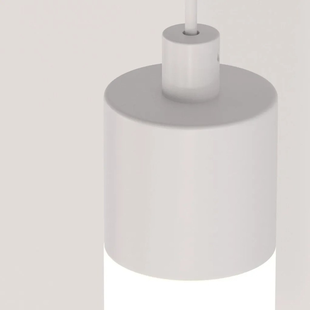 Pendul LED design tehnic Ray alb