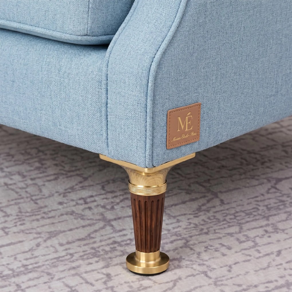 HOMCOM Scaun pentru Camera Copiilor în Material Textil Max. 65 kg 49x45x44cm Albastru | Aosom Romania