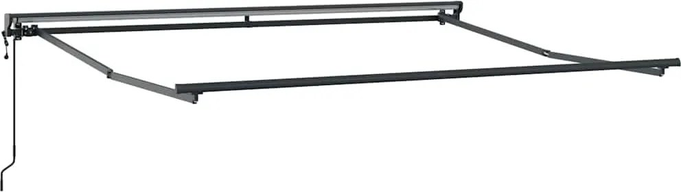 vidaXL Cadru de copertină Ajustabil Antracit 3,5 x 2,5 m Oțel