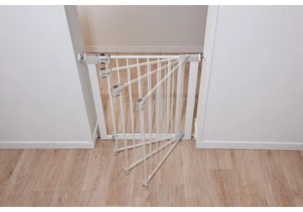 Safety 1st - Barieră de siguranță AUTO CLOSE albă