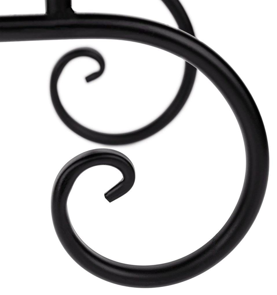 Suport pentru flori, metal, negru, HLAKON