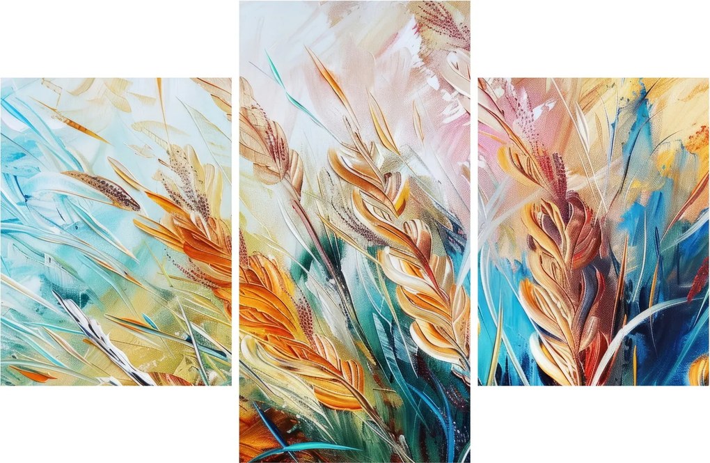 Tablou - Grâu, abstracție (90x60 cm)