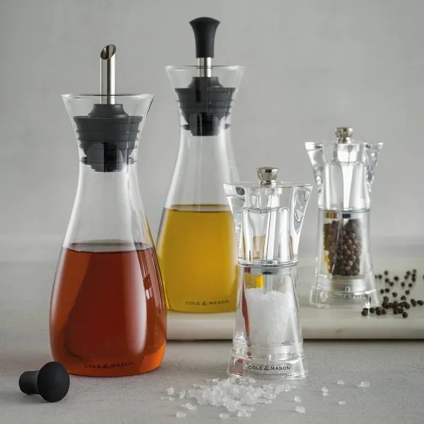 Cole&Mason - Set 2 râșnițe sare și piper CRYSTAL, 12,5 cm