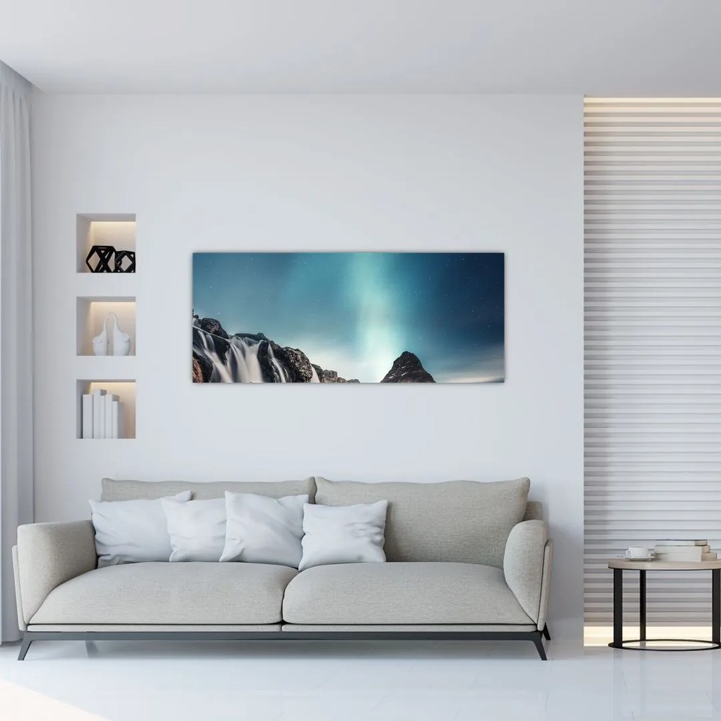 Tablou cu cascade (120x50 cm)