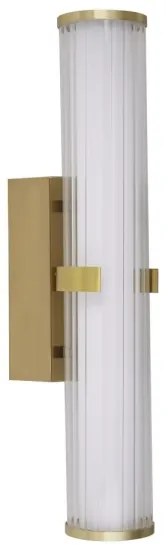 Corp de iluminat LED pentru baie CLAMP LED/18W/230V IP44 auriu Searchlight 63125-1GO