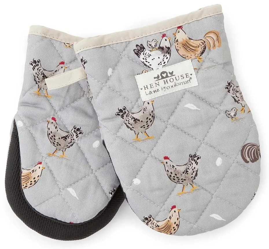 Set de mănuși de bucătărie 2 buc. din bumbac Hen House – Cooksmart ®