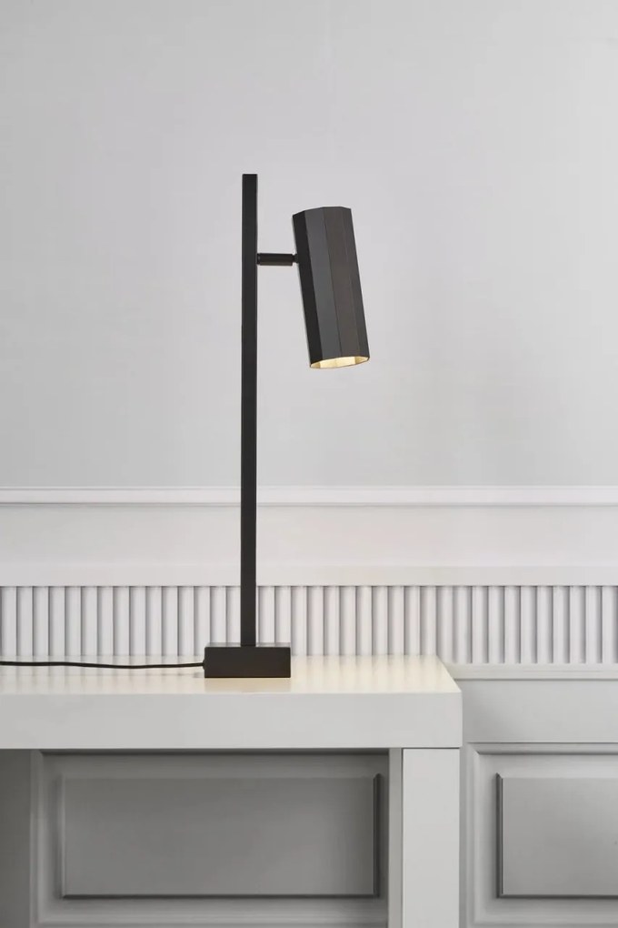 Veioza, lampa de masa design minimalist Alanis negru