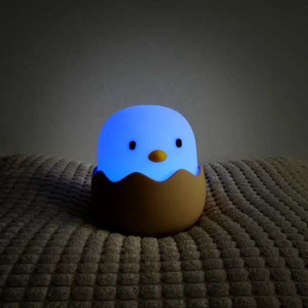 Lampă LED RGB tactilă reîncărcabilă dimabilă pentru copii MegaLight EGGY EGG LED/5V