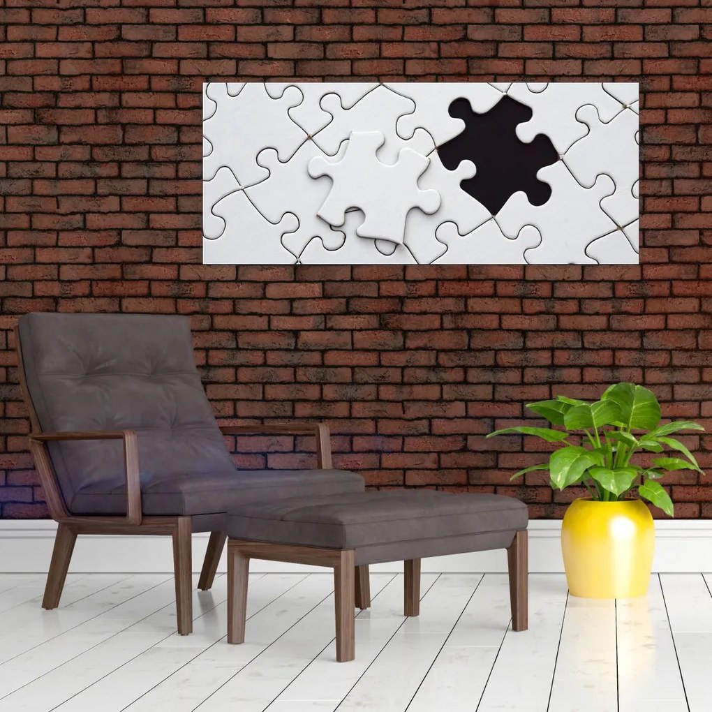 Tablou cu puzzle (120x50 cm)