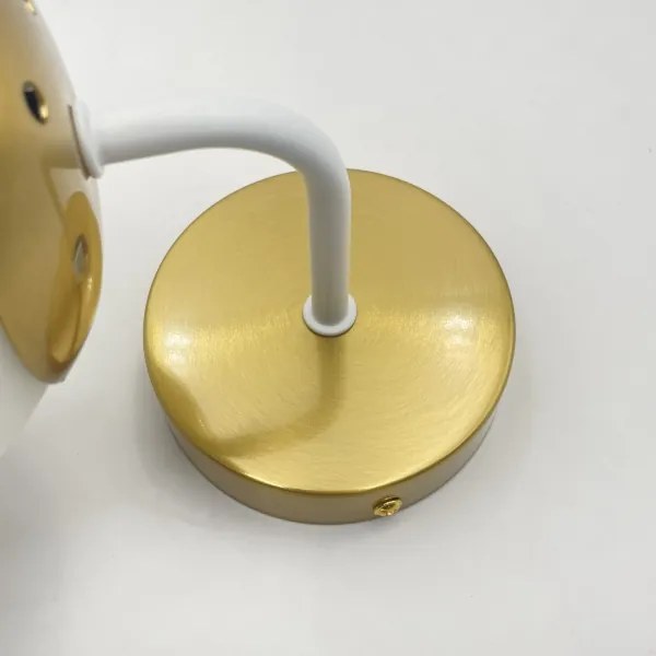 Brilagi - Aplica de perete MALIVA 1xE14/15W/230V, aurie/albă