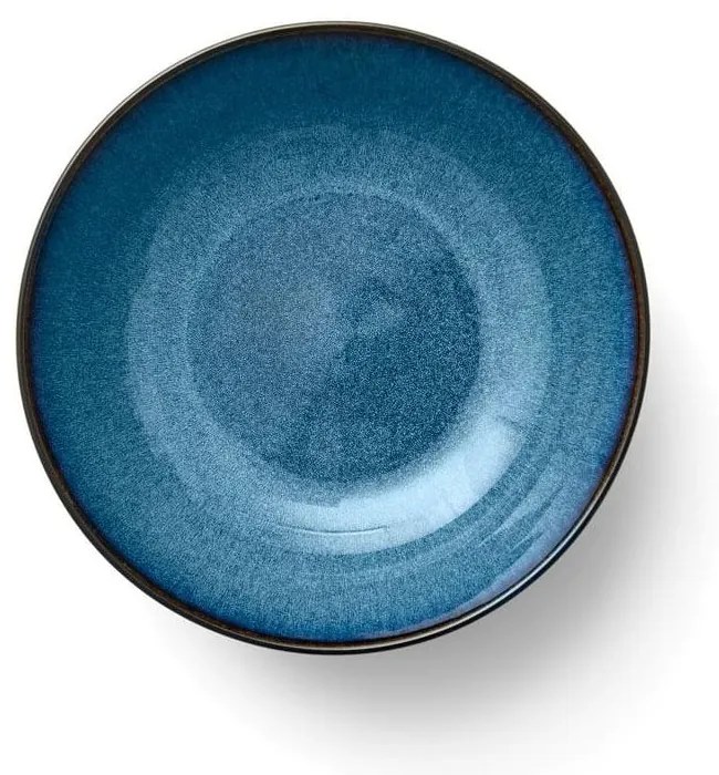 Bol negru/albastru pentru servire din gresie 1,8 l Gastro Dark Blue/Black – Bitz