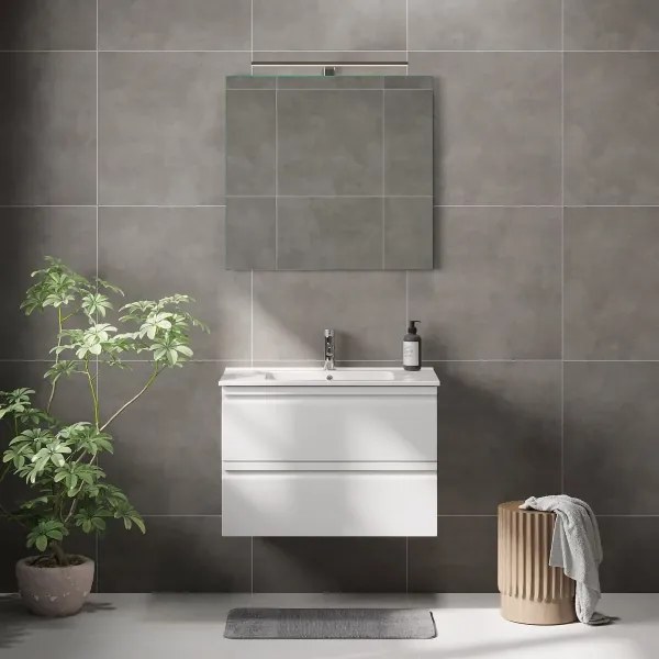 Oglindă de baie BATH DELUXE 01-080-01-58-00 NORDBORG 80x75 cm
