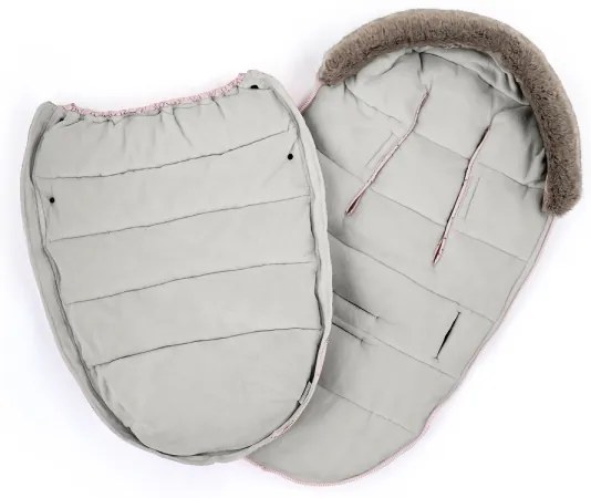 Sac pentru cărucior 4 în 1 PETITE&MARS COMFY Rose Petal bej