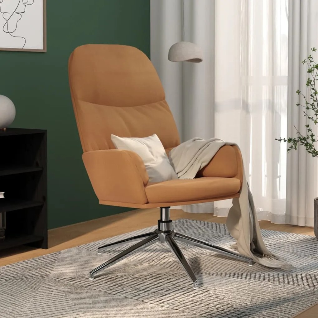 341026 vidaXL Scaun de relaxare, gri taupe, piele întoarsă artificială