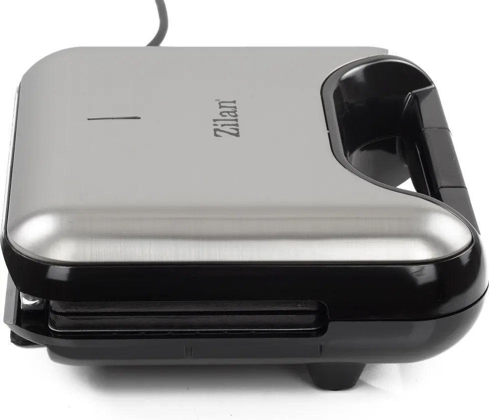 Sandwich maker 3 in 1 ZILAN ZLN4704 - 800W, placi detasabile, gri