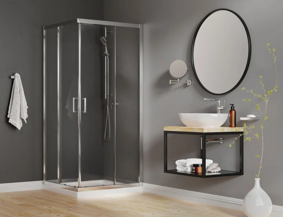 Arnika Baterie lavoar inalta crom Deante BQA020K