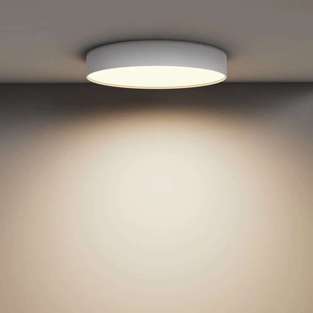Plafoniera LED design tehnic Zoom D-40cm 3000K alba