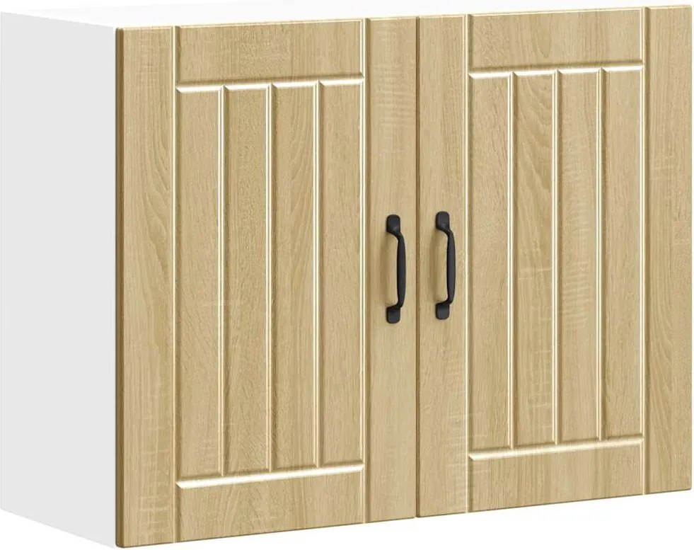 vidaXL Dulap de bucătărie „Lucca” lemn prelucrat stejar sonoma