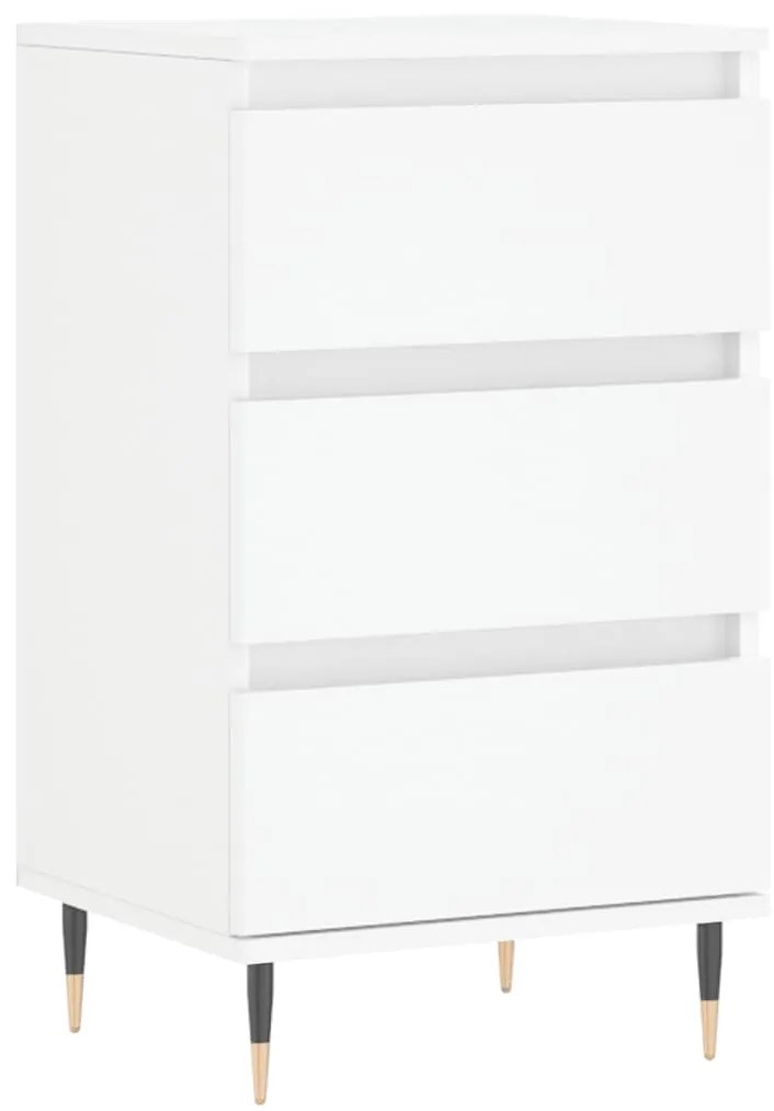831084 vidaXL Dulap, alb, 40x35x70 cm, lemn prelucrat