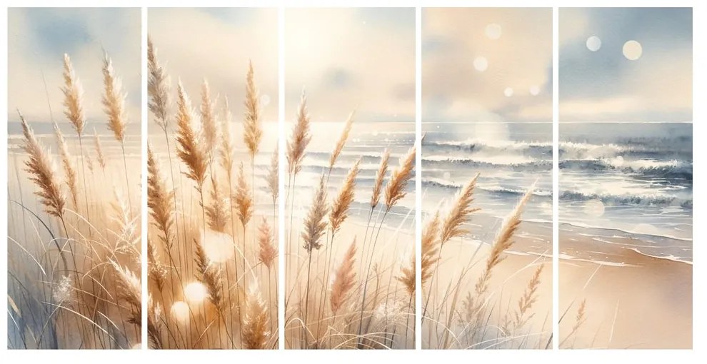 Tablou iarbă de pampas de coastă