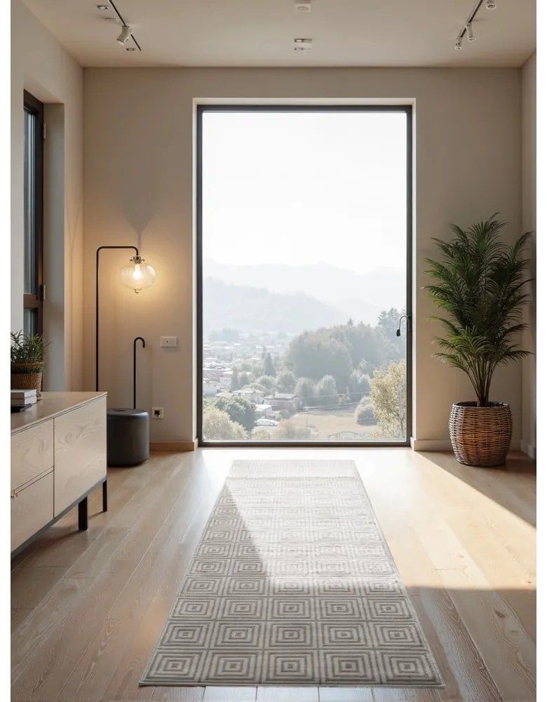 Covor tip traversă bej/crem 80x240 cm Perles Tourmaline – Elle Decoration