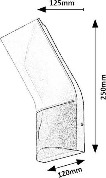 Aplica de perete exterior, Protectie IP54 Tolna