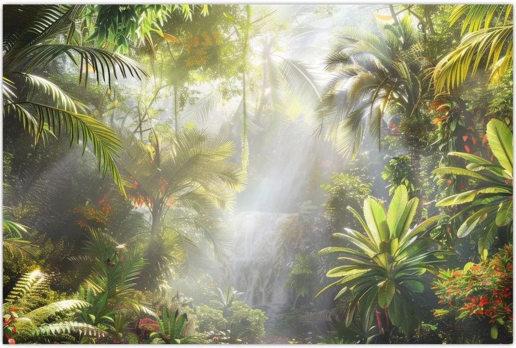 Tablou - Pădure tropicală (90x60 cm)