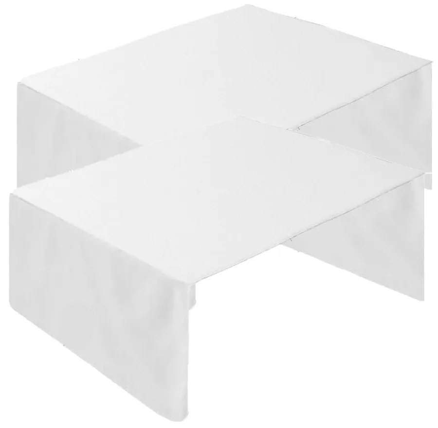 Set 2 aleze impermeabile cauciucate pentru pat adulti cu latime 90 cm Kidizi, lavabile si refolosibile