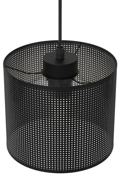 Lustră pe cablu LOFT SHADE 3xE27/60W/230V neagră