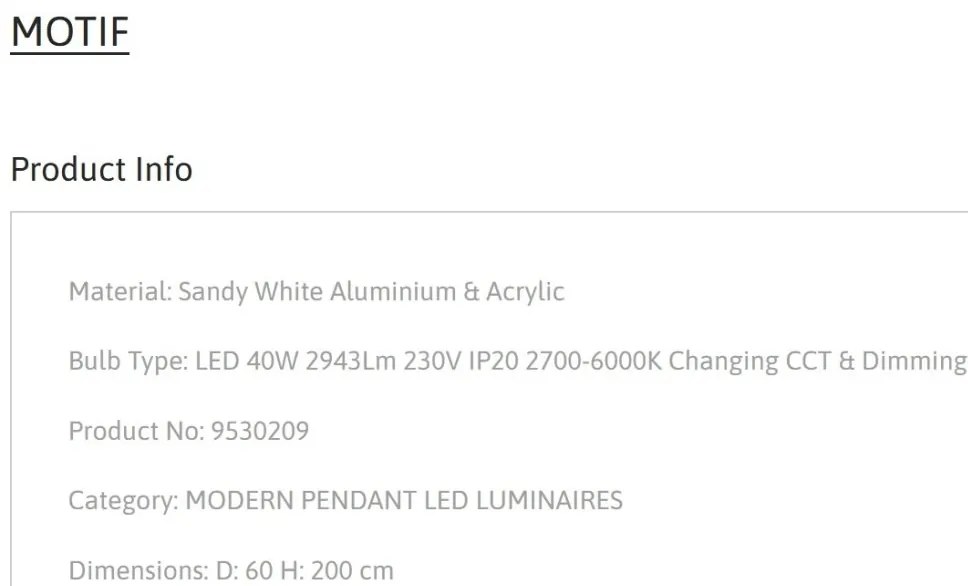 Lustra LED dimabila design circular MOTIF D-60cm