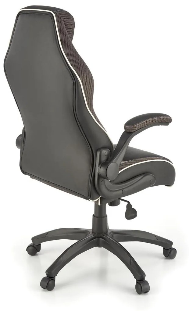 Scaun de birou Hamlet negru/gri H124 cm