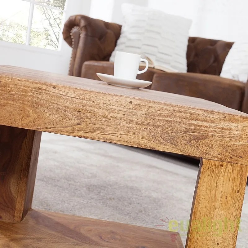 Masuta Living din lemn de trandafir Giant S 45cm Sheesham A-37459 VC