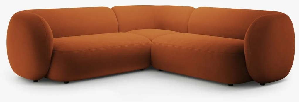 Coltar Kate 5 locuri catifea Salvador L252 cm