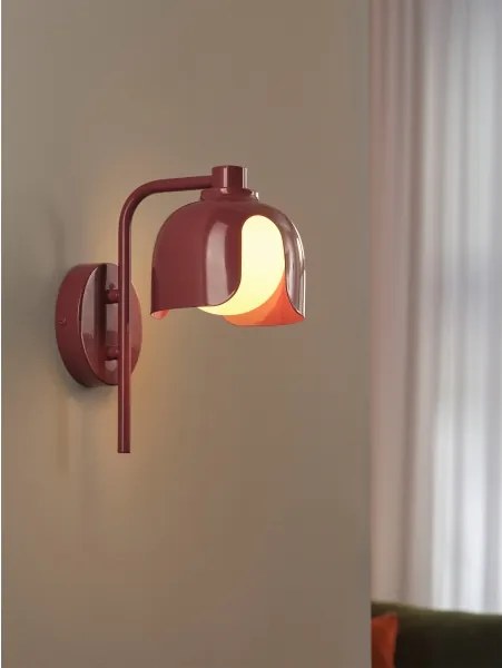Osram - Aplică de perete DECOR COROLLE 1xG9/20W/230V roșie