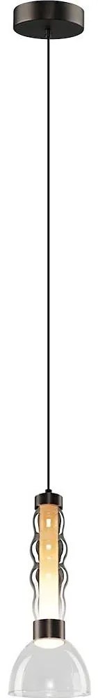 Lustră LED pe cablu LUCCO LED/13W/230V d. 15 cm fumuriu