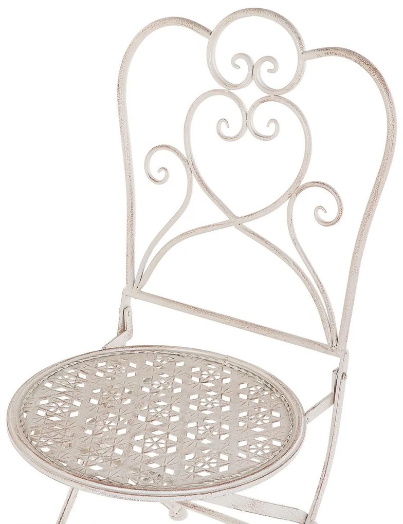 Set 2 buc. scaune de grădină TRAVISO (metal) (bej). 1019170