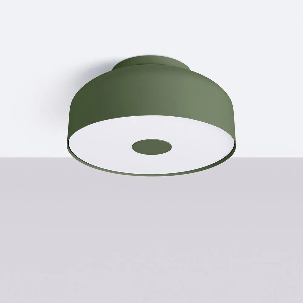 Plafonieră verde Blacko – Sollux