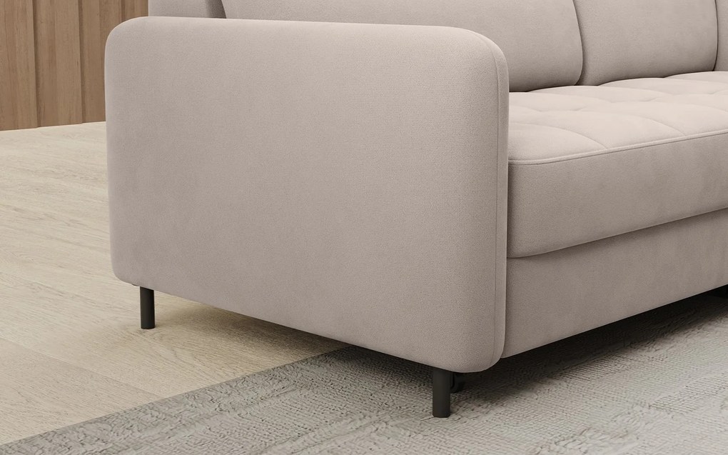 Colțar lemn masiv Bari Personalizabil Extensibil 208x160cm - Sola 18, Colțul în dreapta