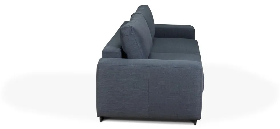 Canapea extensibila cu 3 locuri, Vienna, 106 x 269 x 92 cm, gri inchis