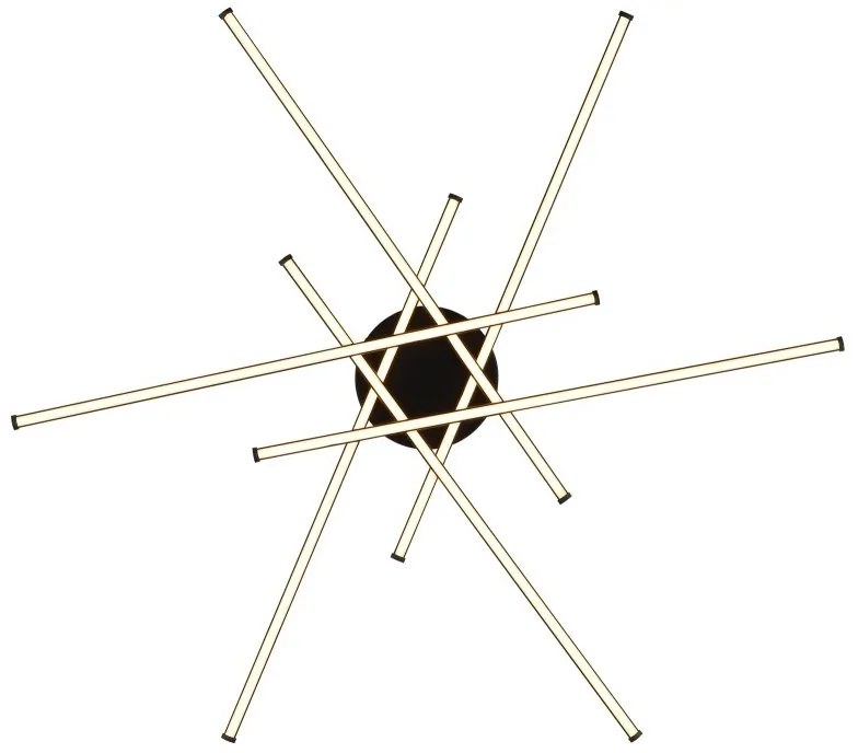 Plafoniera LED metal negru mat LAWSON