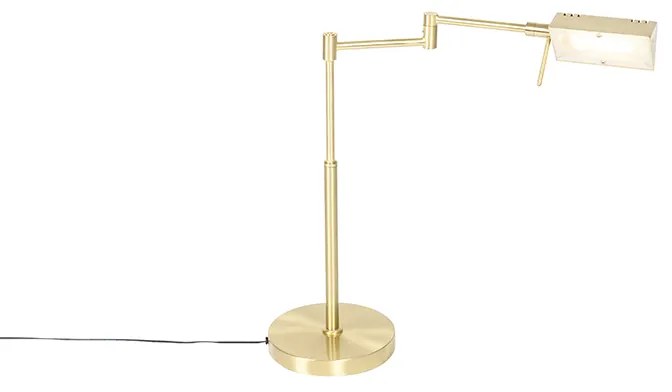 Lampă de masă de design aurie cu LED și dimmer tactil - Notia